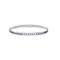 Pulsera Damiani Timeless classico in Oro blanco Zaffiro 1.40 Ct 20089331 - 20089331